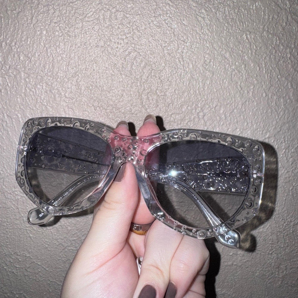 Balenciaga Clear Bubble Sunglasses